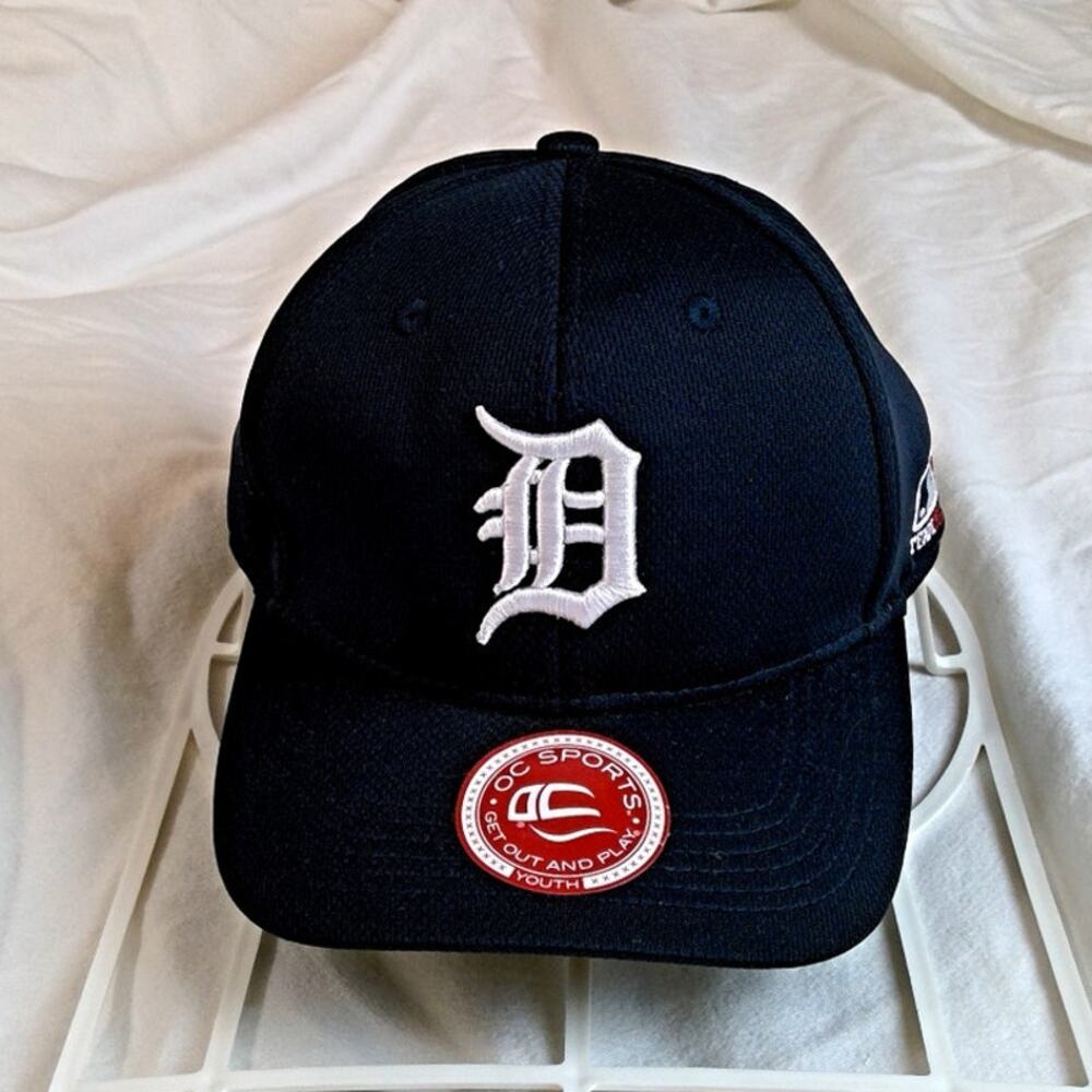 New Team MLB Detroit Tigers Youth Baseball Hat/Cap Blue One Size OC Sports